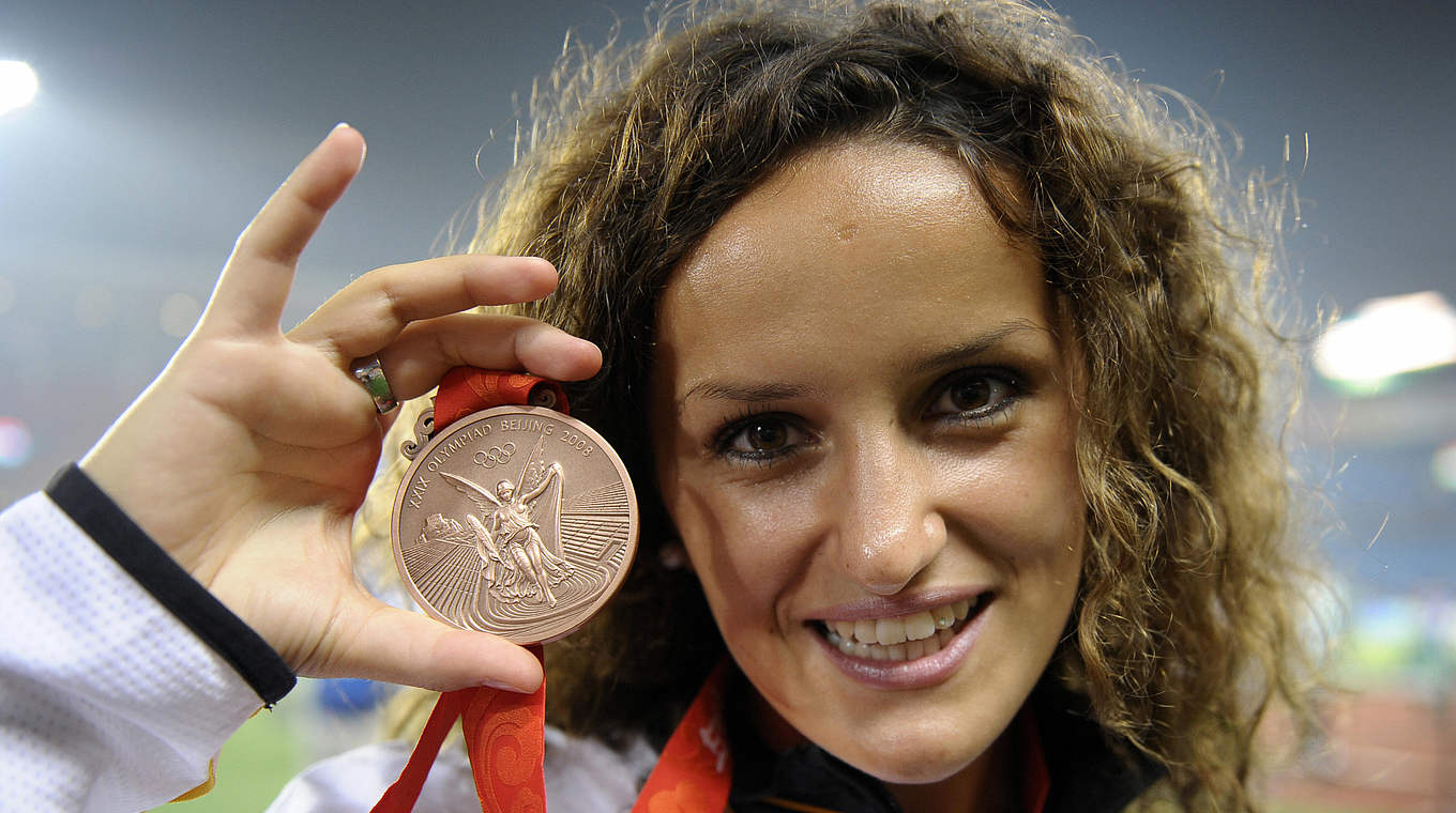 Holt 2008 mit Deutschland Bronze bei den Olympischen Spielen: Lira Alushi © 2008 AFP