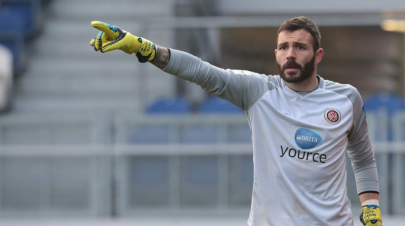 Verlängert bei Wehen Wiesbaden bis 2020: Torhüter Markus Kolke © 2017 Getty Images