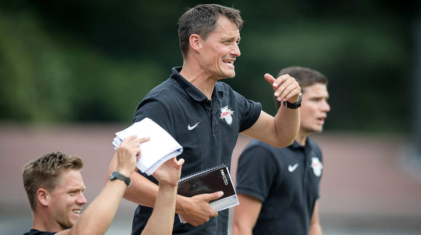 Leipzig-Trainer Alexander Blessin: "Wir haben uns die Ausgangssituation hart erarbeitet" © motivio/Thomas Eisenhuth