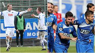 Fernduell um die Herbstmeisterschaft: Paderborn (l.) und Magdeburg © GettyImages/Collage DFB