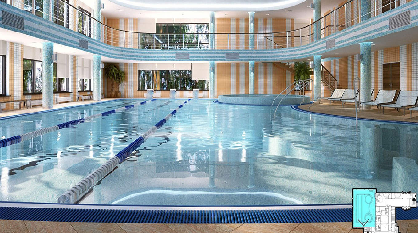 Das Hotel verfügt über einen Indoor-Pool mit Spa-, Fitness- und Regenerationsbereich  © Watutinki Hotel Spa Complex