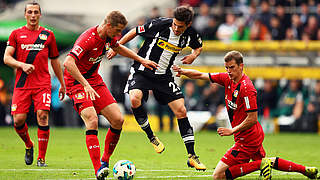 In October, Gladbach lost 5-1 at home to Leverkusen © 2017 Getty Images