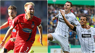 For the first time ever in the DFB Pokal - FC Heidenheim vs. Eintracht Frankfurt © 