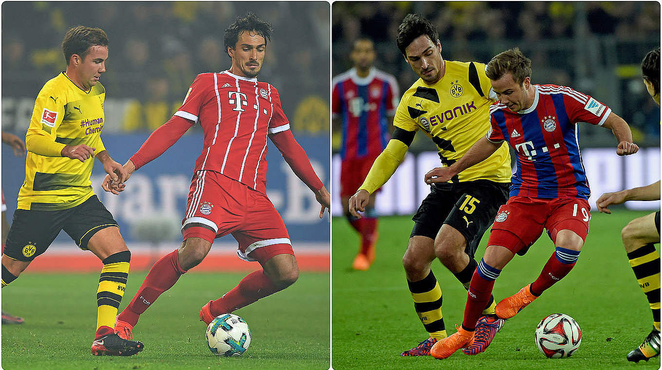 Switch of jerseys: Mats Hummels and Mario Götze have represented both teams © 