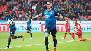 War seit 2016 für die TSG am Ball: Sandro Wagner © 2016 Getty Images