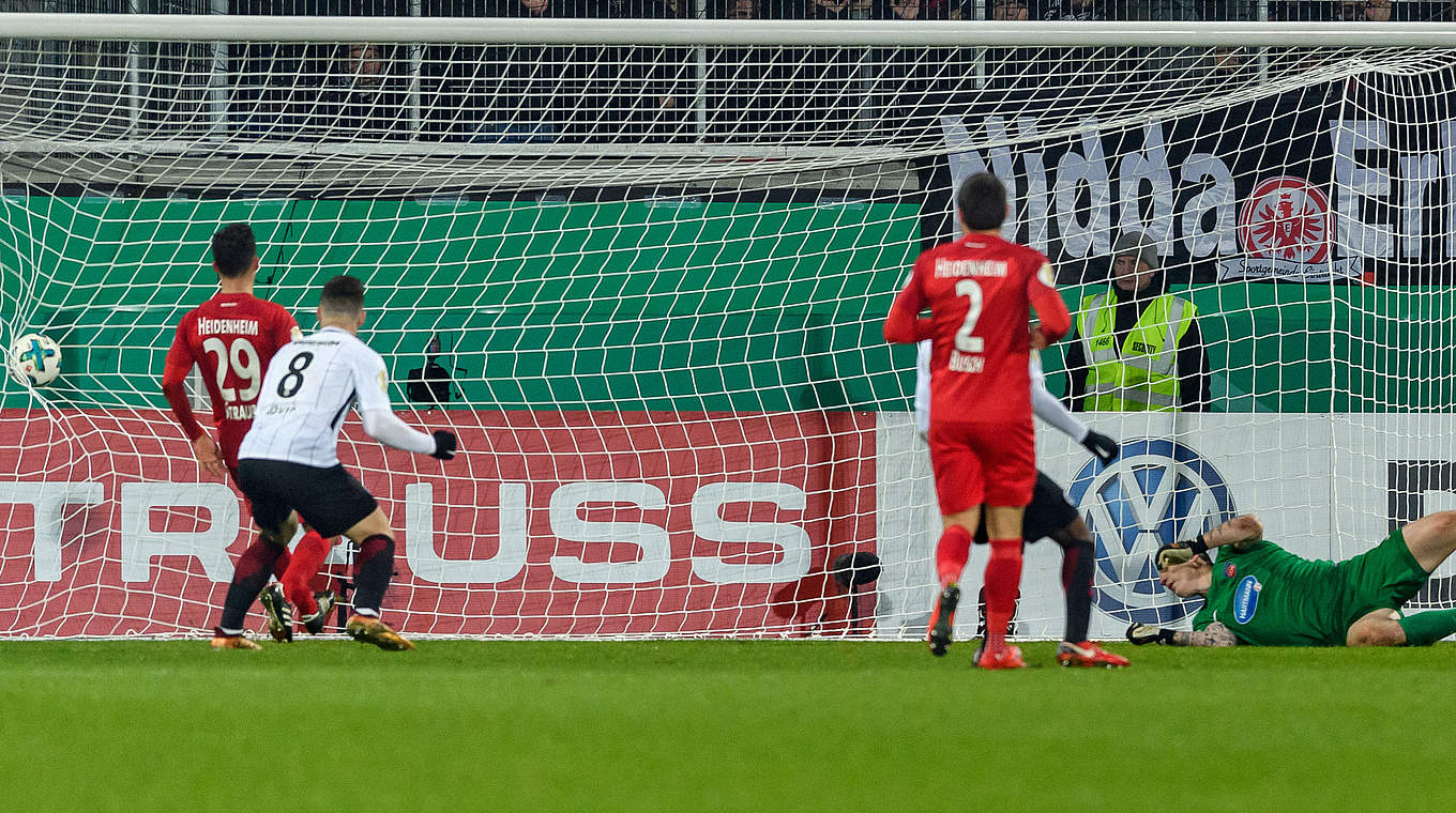 Das 2:1 in der Verlängerung: FCH-Kevin Müller ist geschlagen © 2017 Getty Images