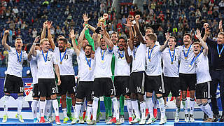 Selbstbewusst nach Russland: Deutschland ist Titelverteidiger und Confed-Cup-Sieger © 2017 Getty Images