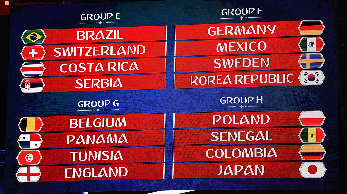 WM 2018: Deutschland trifft in der Vorrunde auf Mexiko, Schweden und Südkorea © 2017 Getty Images