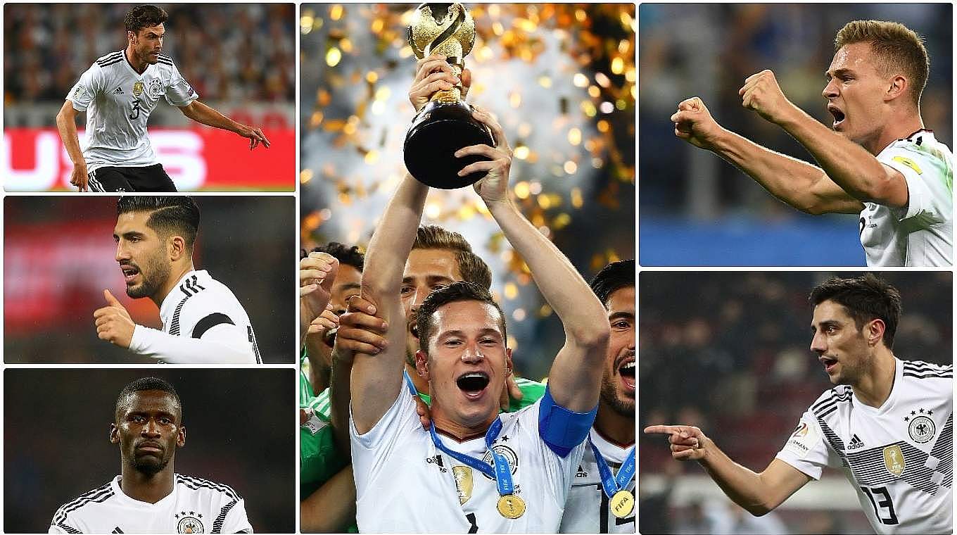 The players who have been nominated are those who have played the most for Germany this year  © Collage DFB