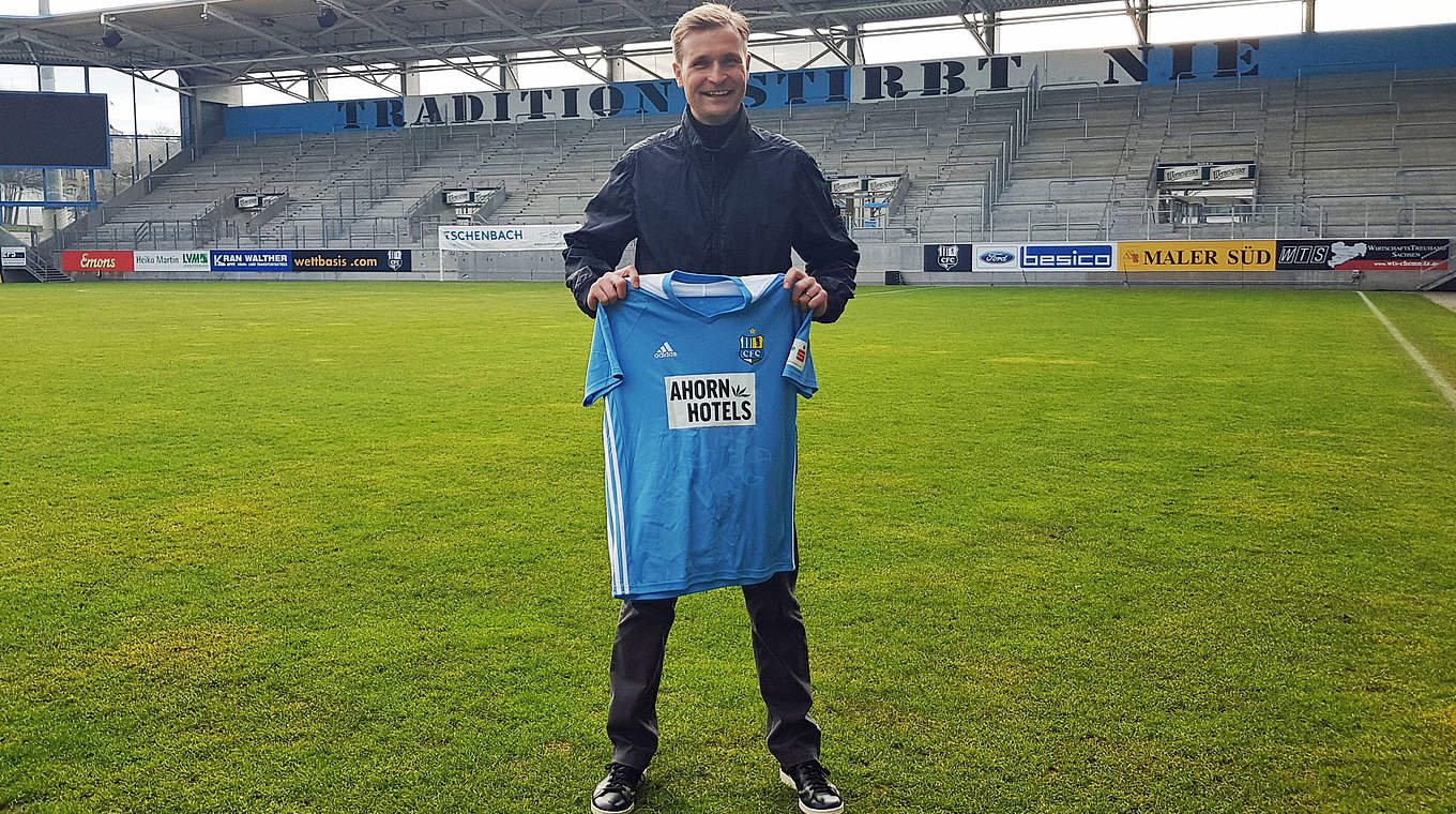 Soll den Chemnitzer FC aus der Abstiegszone führen: Trainer David Bergner © Chemnitzer FC/Nicole Oeser 