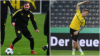 Sind auf einem guten Weg: Mario Götze (li.) und Marco Reus © GettyImages/Collage DFB