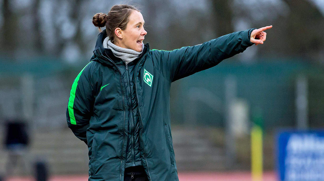 "Für beide Teams geht es um viel": Werder-Trainerin Roth vor dem Duell gegen Jena © imago/foto2press