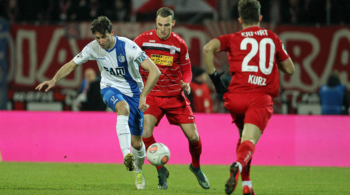 Vergibt eine der besten Chancen für den FCM: Marius Sowislo (l.) © 2018 Getty Images