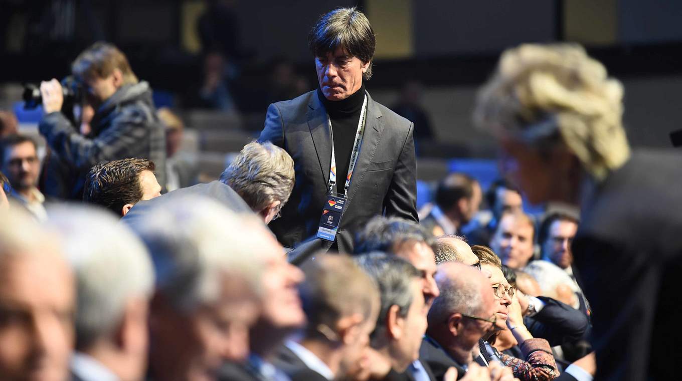 Löw: "I think it's good having fewer friendlies and more competitive matches."  © 2018 UEFA