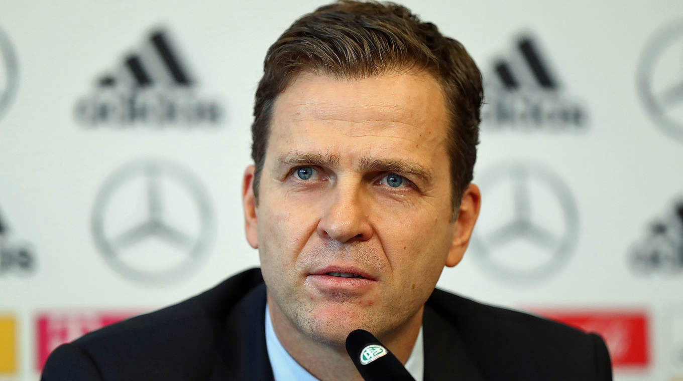 Bierhoff: "We will look to build momentum for the tough weeks that await us in Russia" © 2017 Getty Images