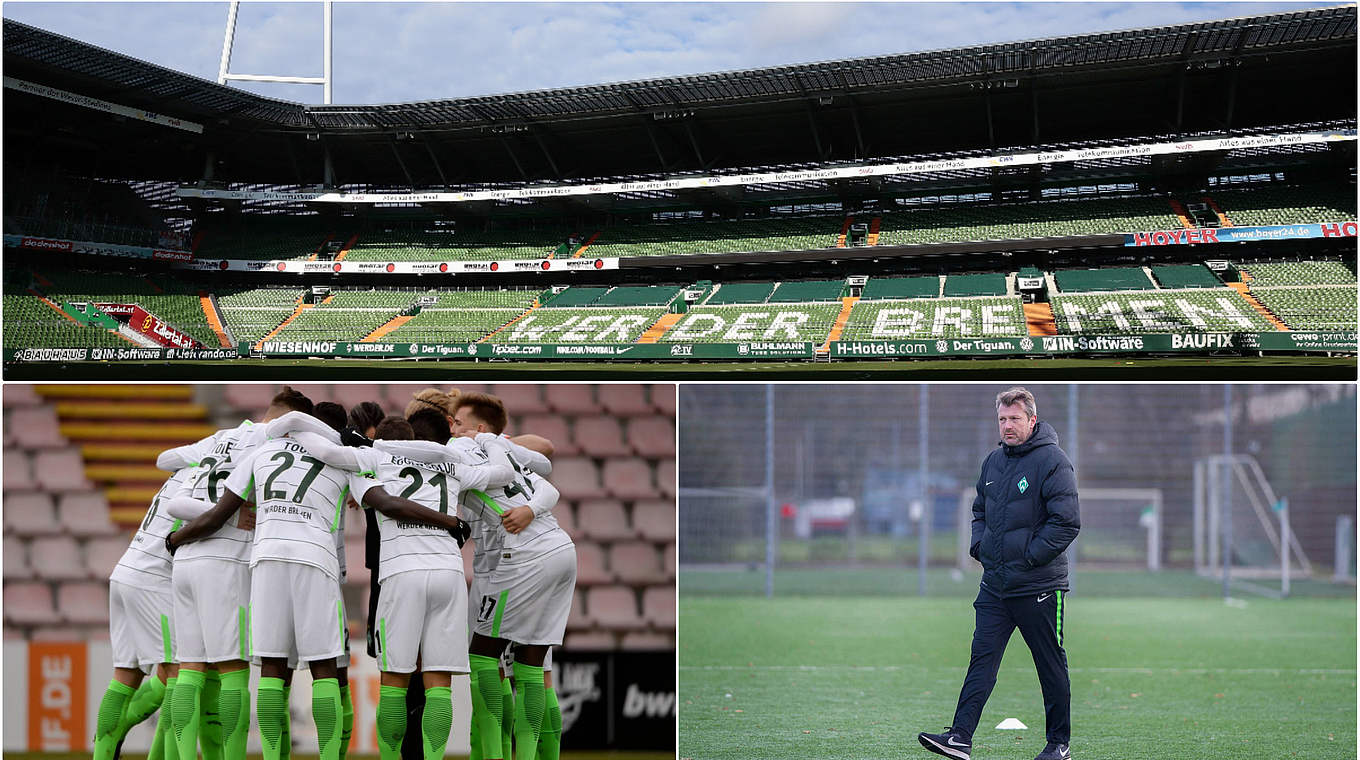 Umzug ins Weserstadion: Hier spielt Werders U 23 gegen Magdeburg und Rostock © Getty Images/Imago Collage DFB