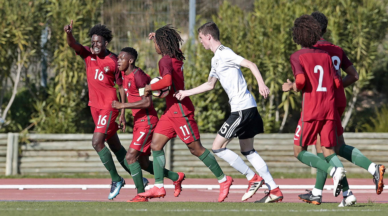 Niederlage zum Abschluss: Die deutschen U 17-Junioren verlieren gegen Portugal © 2018 Getty Images