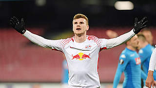 Doppelpack beim Auswärtssieg in Neapel: Nationalspieler Timo Werner © 2018 Getty Images