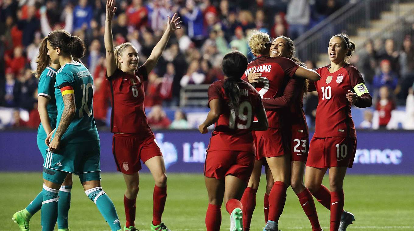 Bilanz gegen die USA: 23 Niederlagen stehen auf dem Konto der DFB-Frauen © 2017 Getty Images