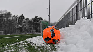 Nach den Niederschlägen der vergangenen Tage: Kein Spiel in Potsdam möglich © imago/Zink