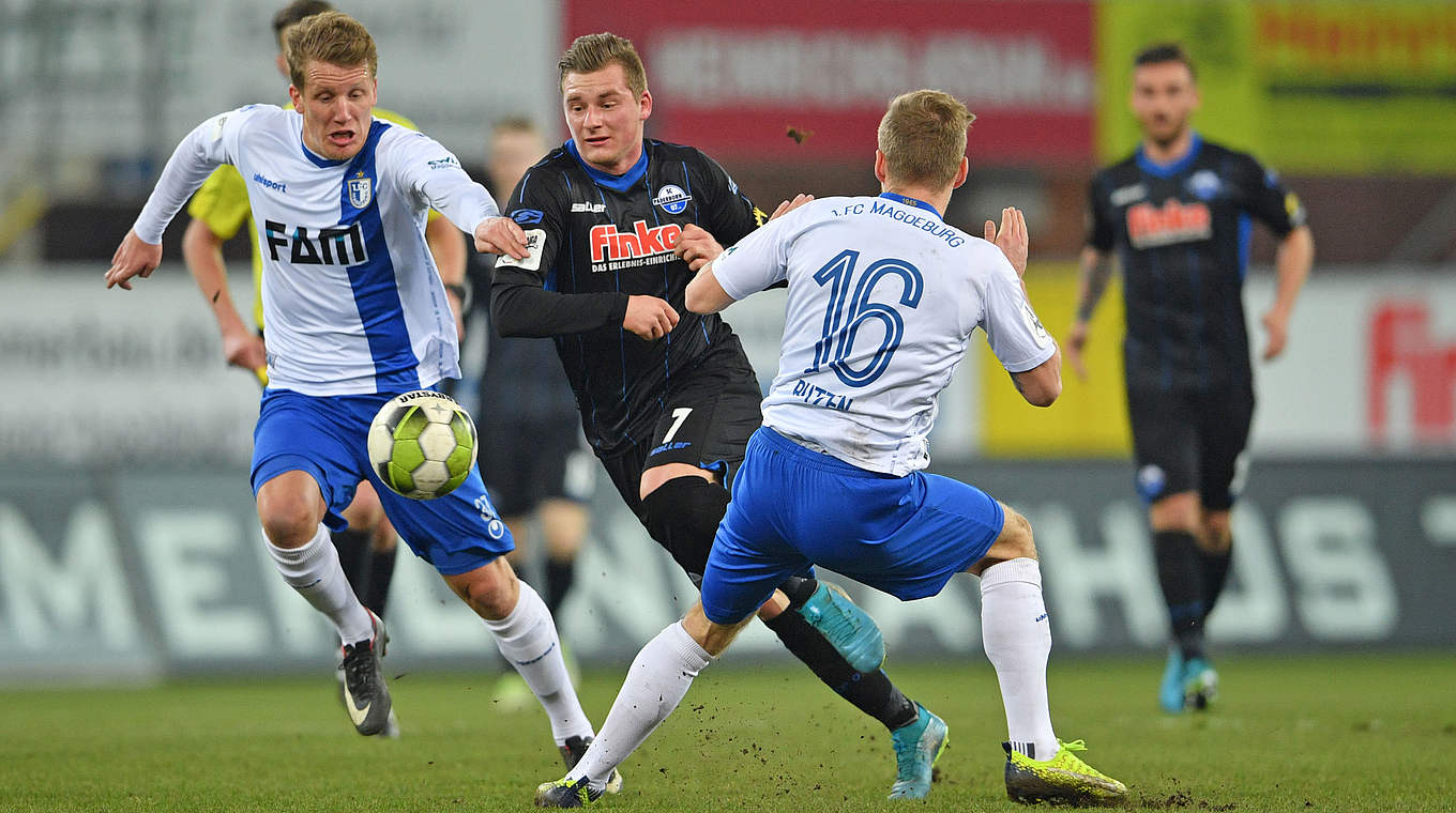 Platz eins gegen zwei: Paderborn und Magdeburg schenken sich im Topspiel nichts © 2018 Getty Images