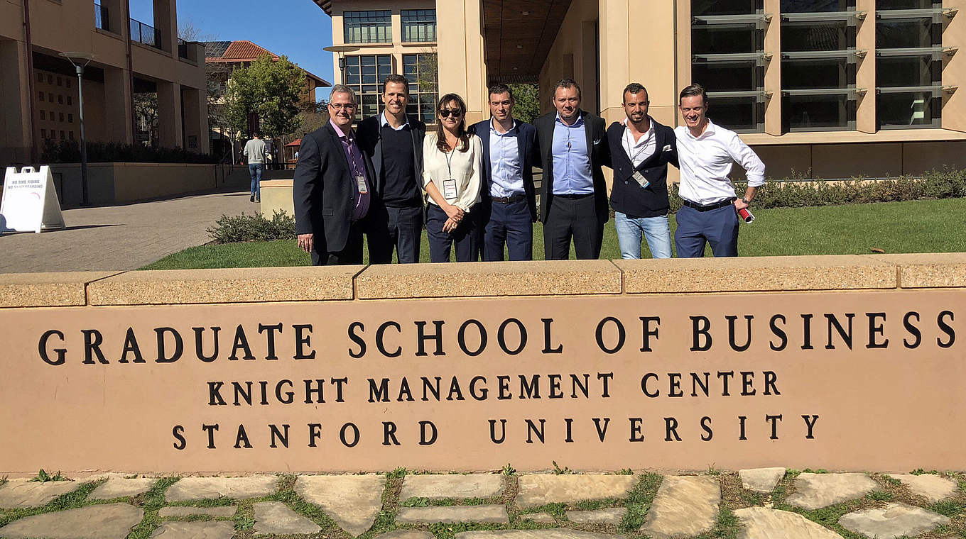 The DFB-Academy contingent at Stanford University. © DFB