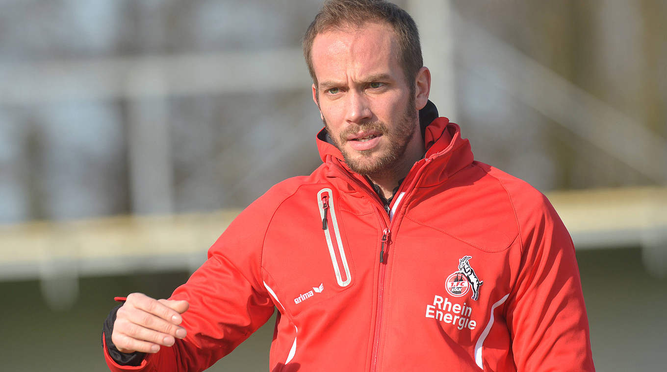 Möchte die Spitzenposition gegen den VfL Bochum verteidigen: Kölns Trainer Martin Heck © imago/Dünhölter SportPresseFoto