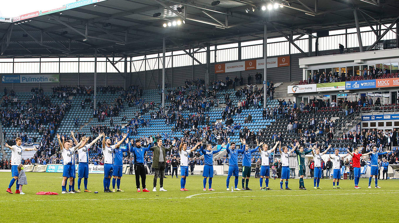 6:1 gegen Aalen: Magdeburg feiert den höchsten Sieg seiner Drittliga-Geschichte © imago/Christian Schroedter