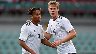 Juniorennationalspieler Amenyido (l.) und Tigges: Bald Kollegen in Osnabrück? © 2017 Getty Images