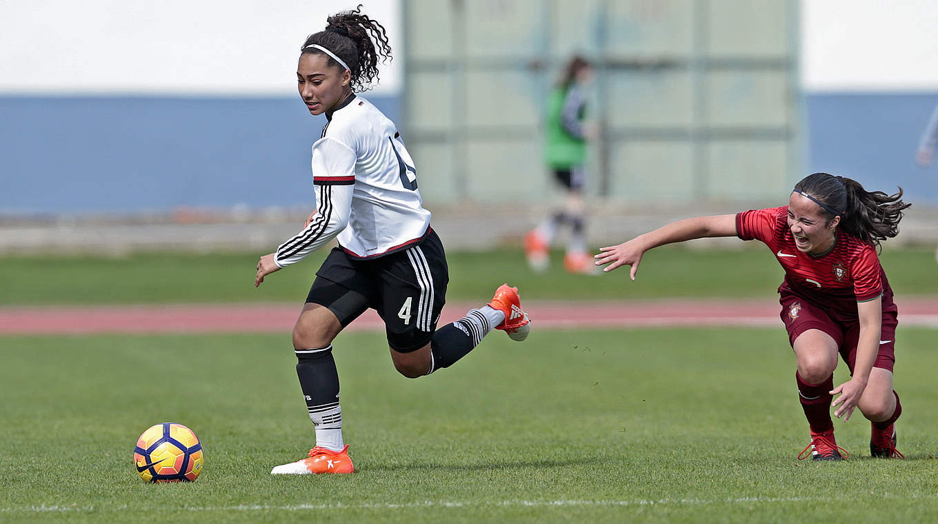 Erzielt das 2:0 für Köln: U 17-Nationalspielerin Vanessa Fürst © 2017 Getty Images