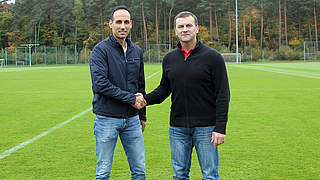 Remis im Abstiegsduell: Trainer Marco Laping (l.) vom 1. FC Kaiserslautern © 1. FC Kaiserslautern