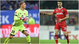 Erstmals für die deutsche U 21 nominiert: Torhüter Florian Müller (l.) und Salih Özcan © Getty Images/Collage DFB