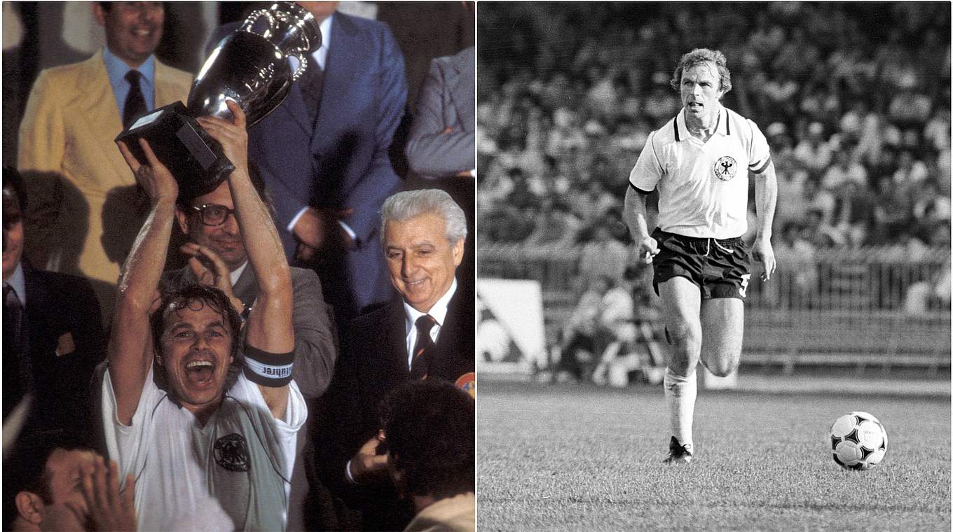 Größter Erfolg: Dietz wird 1980 Europameister mit der Nationalmannschaft - als Kapitän © imago/Collage DFB