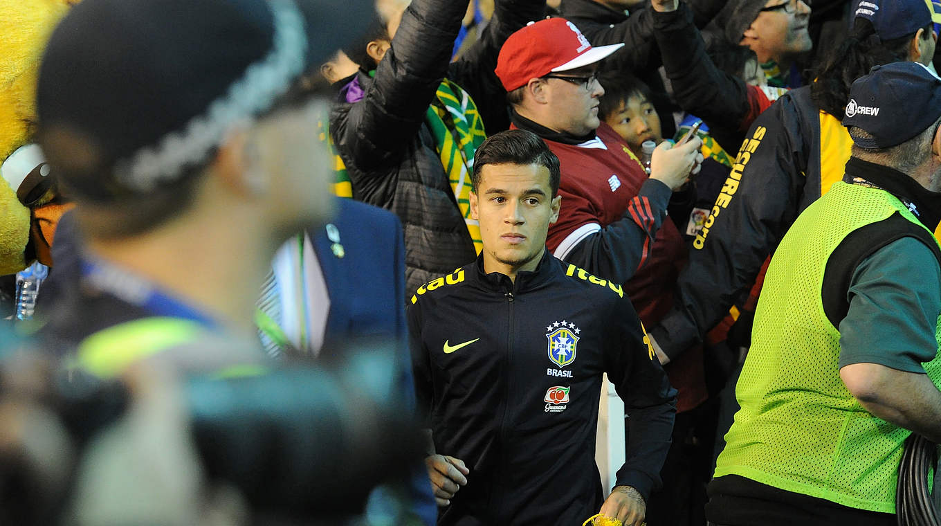 Debütiert mit 18 Jahren in der brasilianischen Nationalmannschaft: Coutinho © Getty Images