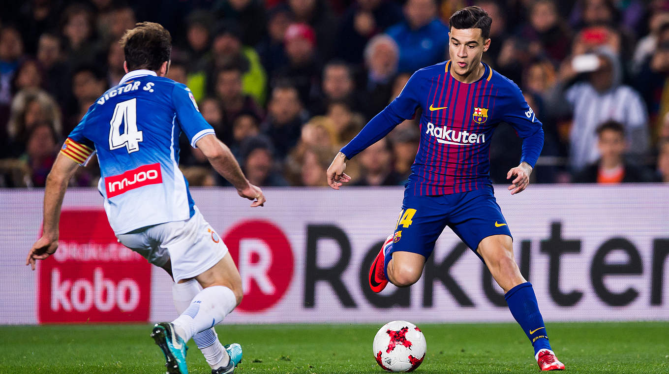 Seit Januar beim FC Barcelona am Ball: Coutinho © 2018 Getty Images