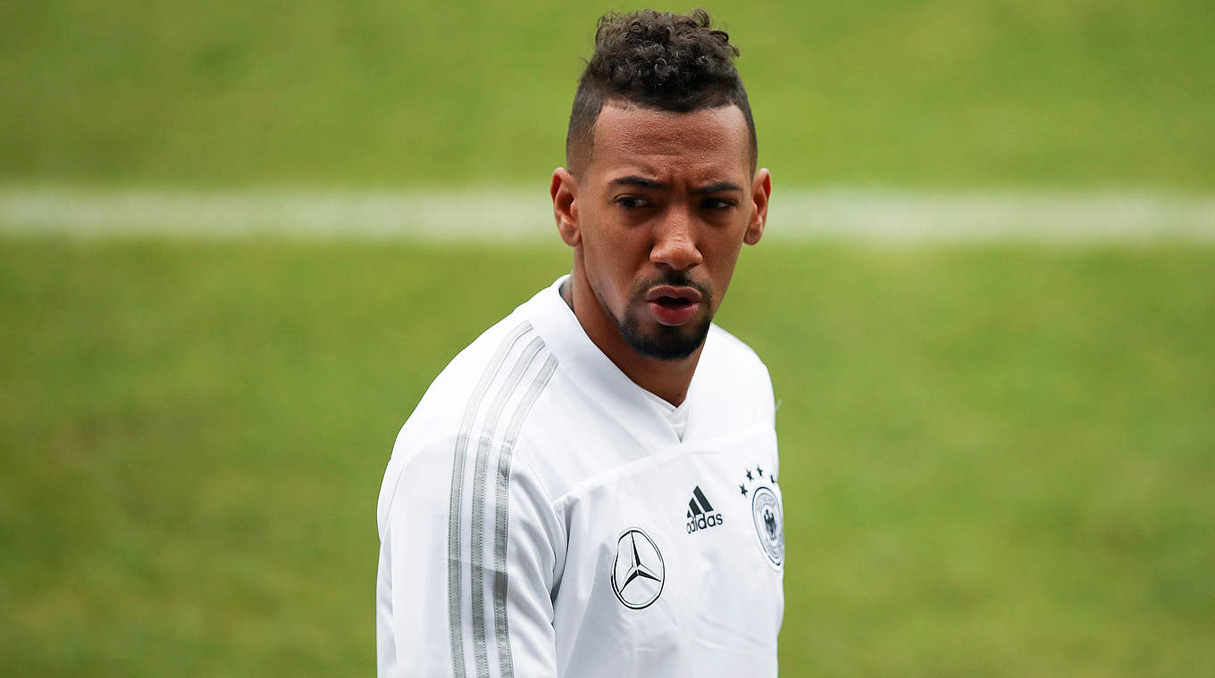 Jerome Boateng can make his 70th appearance for Die Mannschaft against Brazil. © 2018 Getty Images