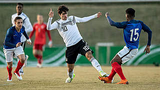 Germany U18s defeated against France. © 