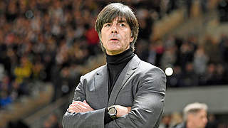 Joachim Löw gives his verdict on the 1-0 loss to Brazil.  © AFP/Getty Images