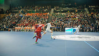 Rasanter Hallenkick: Das deutsche Futsal-Team gastiert in Dänemark © 