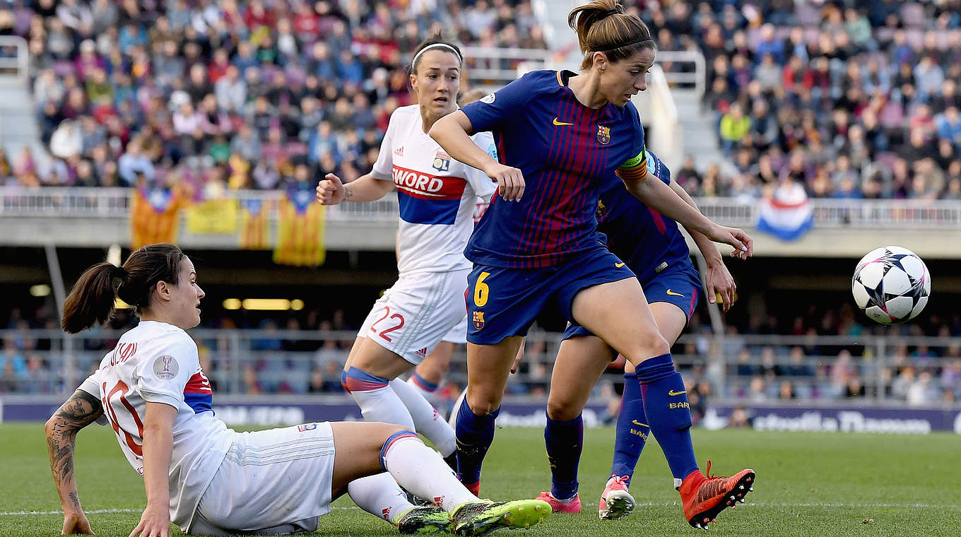 Erreichen ebenfalls die Runde der letzten vier Teams: Dzsenifer Marozsan und Lyon © 2018 Getty Images