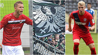 Kicken nächstes Jahr in Münster: Dominik Lanius (l.) und Niklas Heidemann © Bilder Imago / Collage DFB