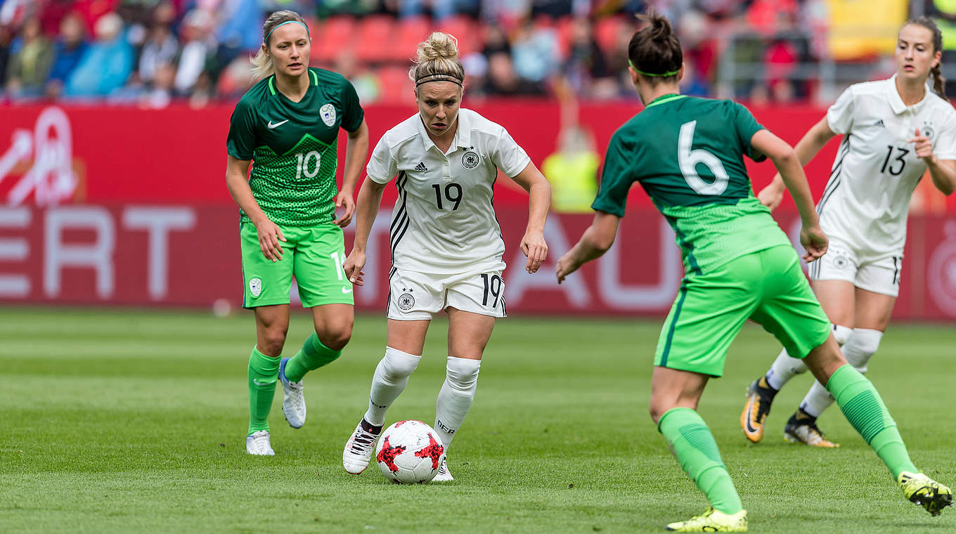 Auftakt in die WM-Qualifikation: Deutschland schlägt Slowenien 6:0 © 2017 Getty Images