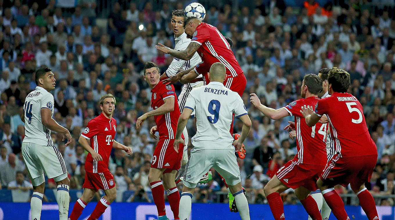 Drama im Viertelfinale 2017: Real um Ronaldo schaltet Bayern in der Verlängerung aus © 2017 Getty Images