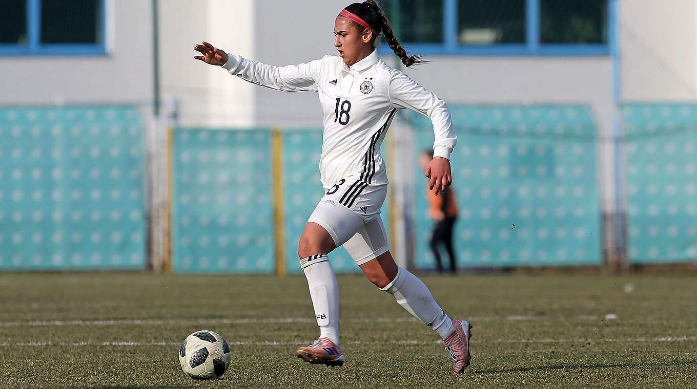 Trifft für die SGS Essen: U 17-Nationalspielerin Miray Cin © 2018 Getty Images