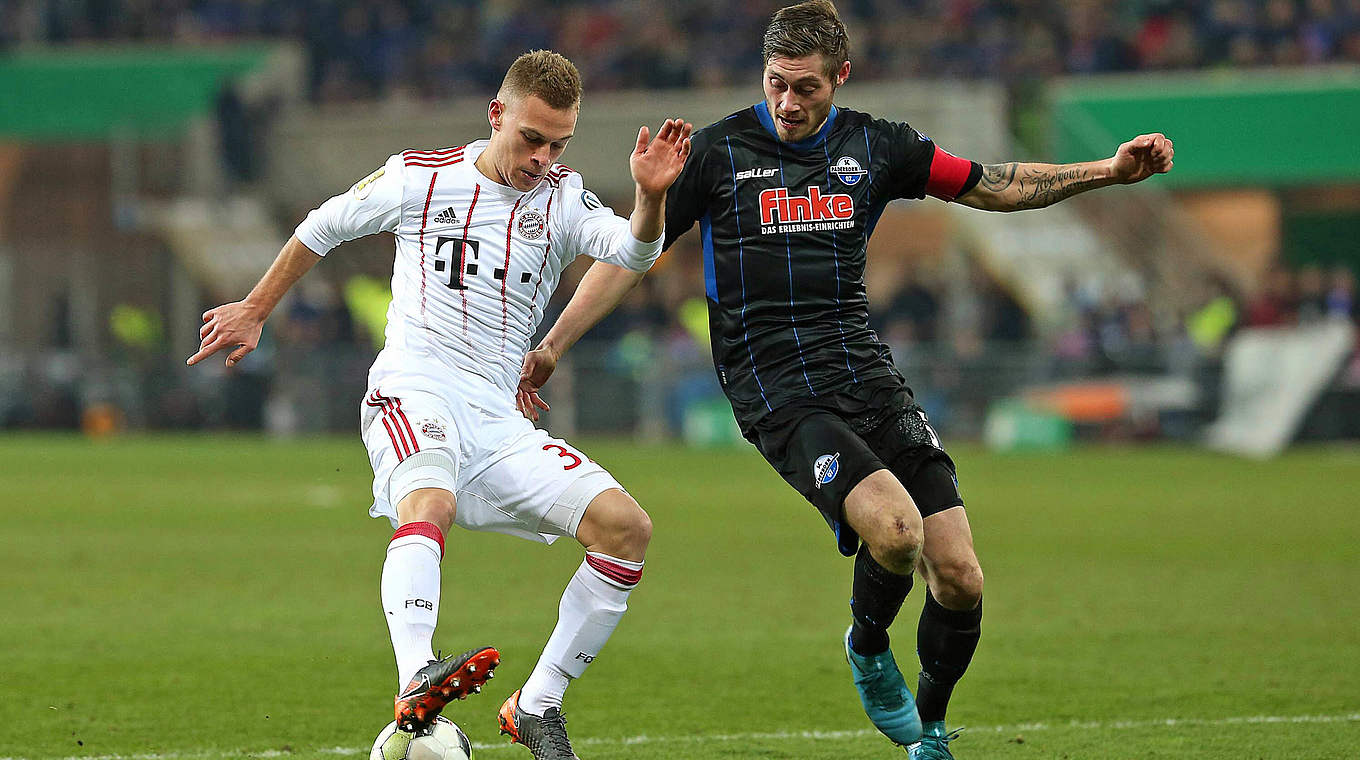 Im Pokal-Viertelfinale gegen Kimmich und Co. chancenlos: Strohdiek (r.) © imago/MIS