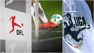 Genau terminiert: die Relegationsspiele zur Bundesliga und 2. Bundesliga © Getty Images/Collage DFB