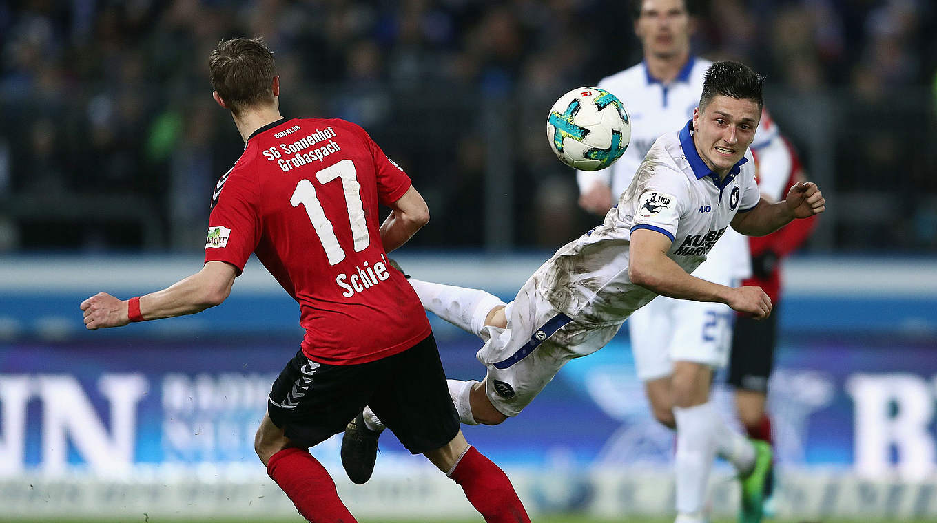 Marcel Mehlem (r.): "Ich bin ein hartnäckiger Spieler, und habe nie aufgegeben" © 2018 Getty Images