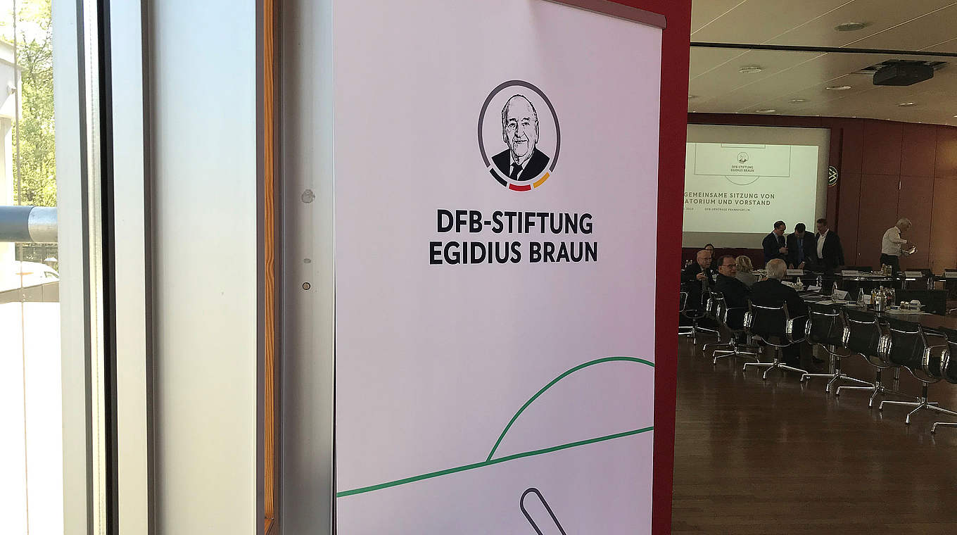 Kuratoriumssitzung in der DFB-Zentrale in Frankfurt: die DFB-Stiftung Egidius Braun © DFB