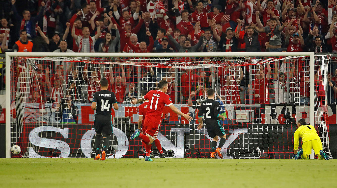 Bayern created a host of chances in the first 45 minutes. © AFP/Getty Images