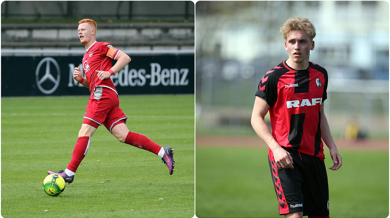 Im Mai im Pokalfinale, nun in der A-Junioren-Bundesliga: der FCK und Freiburg © imago/Collage DFB